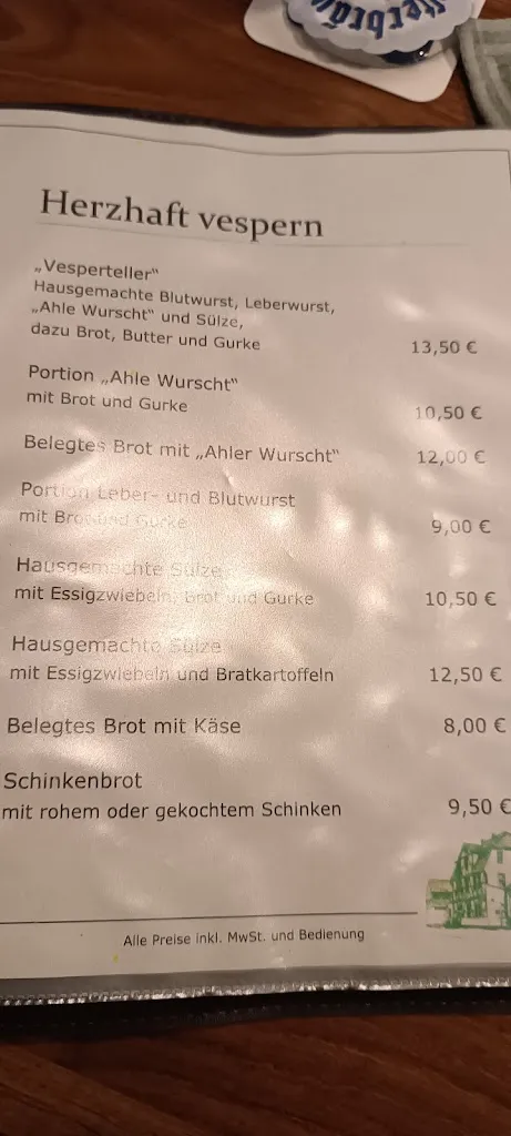 Menu_Gastwirtschaft zur Reiner Apel_Witzenhausen_image_1