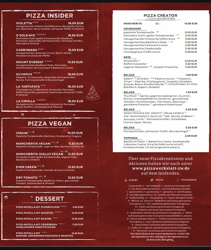 Menu_Pizzawerkstatt Zwingenberg_Zwingenberg_immagine_1