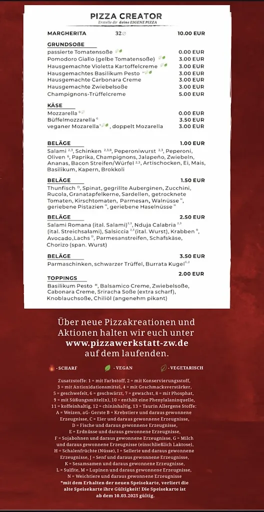 Menu_Pizzawerkstatt Zwingenberg_Zwingenberg_immagine_4