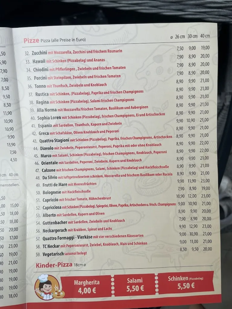 Menu_Ristorante Pizzeria Castello_Zwingenberg_imagen_2