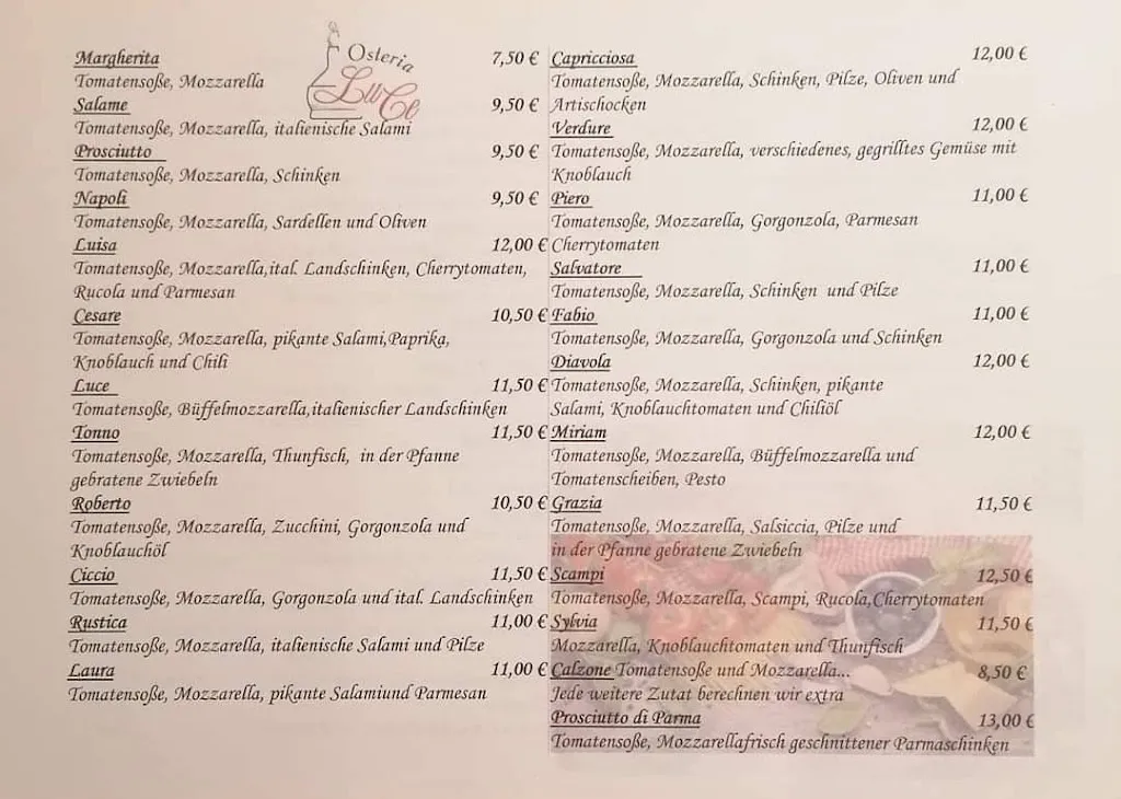 Menu_Osteria LuCe_Peine_image_2