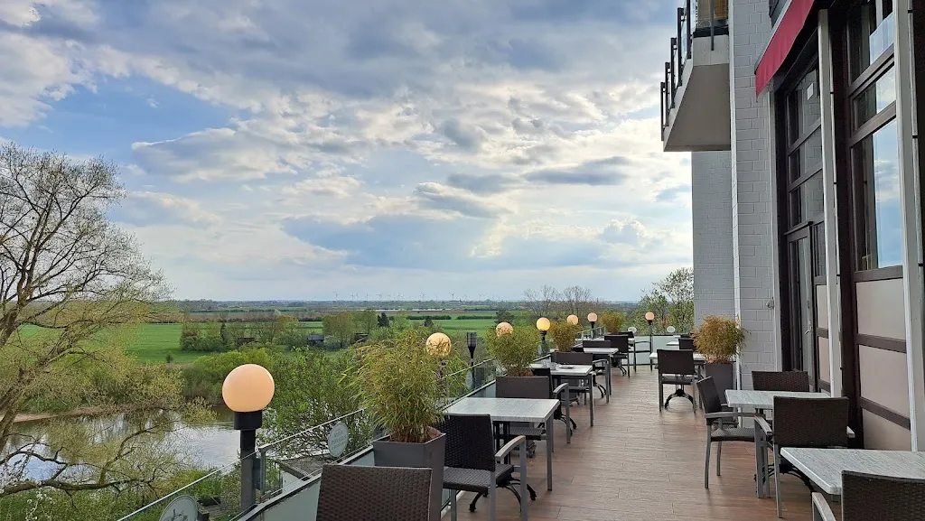 Weser terraces at Baden Berg restaurant in Achim