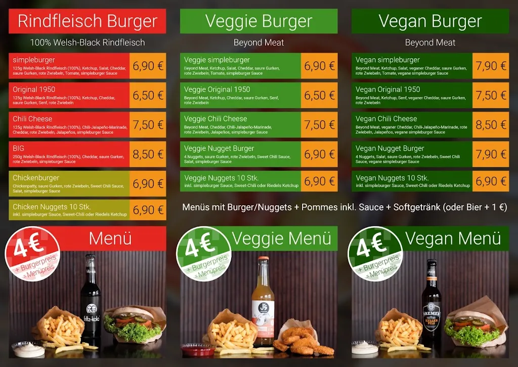 Menu_simpleburger Achim Bahnhof_Achim_image_1