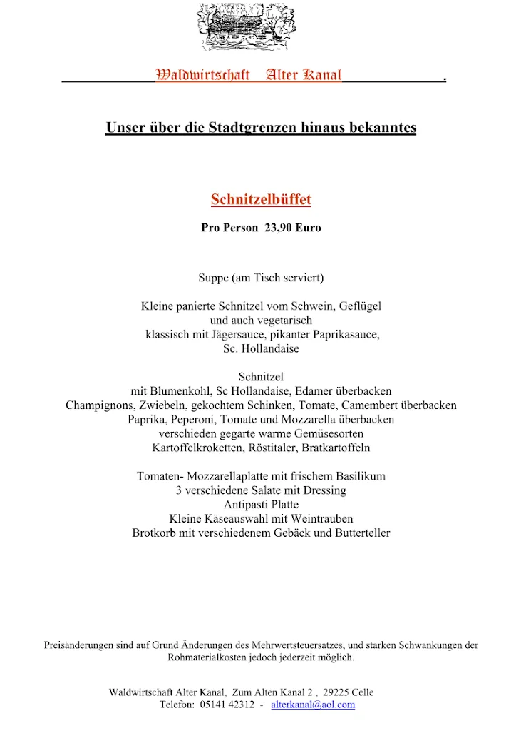 Menu_Restaurant Waldwirtschaft Alter Kanal_Celle_image_1