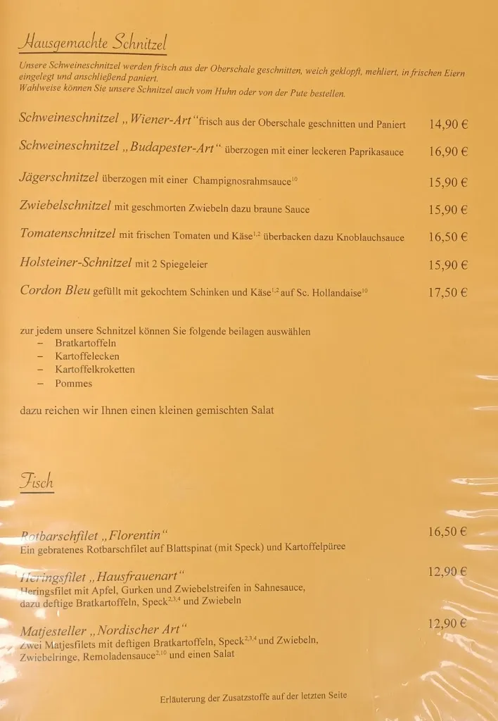 Menu_Gaststätte Zur Glocke_Celle_immagine_2