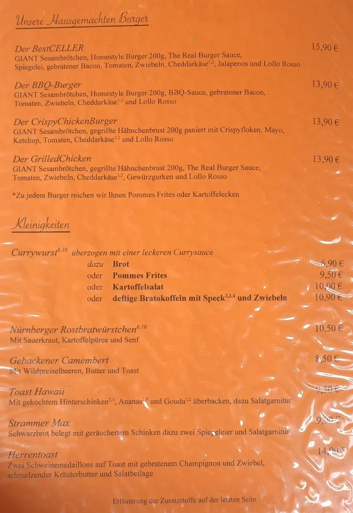 Menu_Gaststätte Zur Glocke_Celle_immagine_4