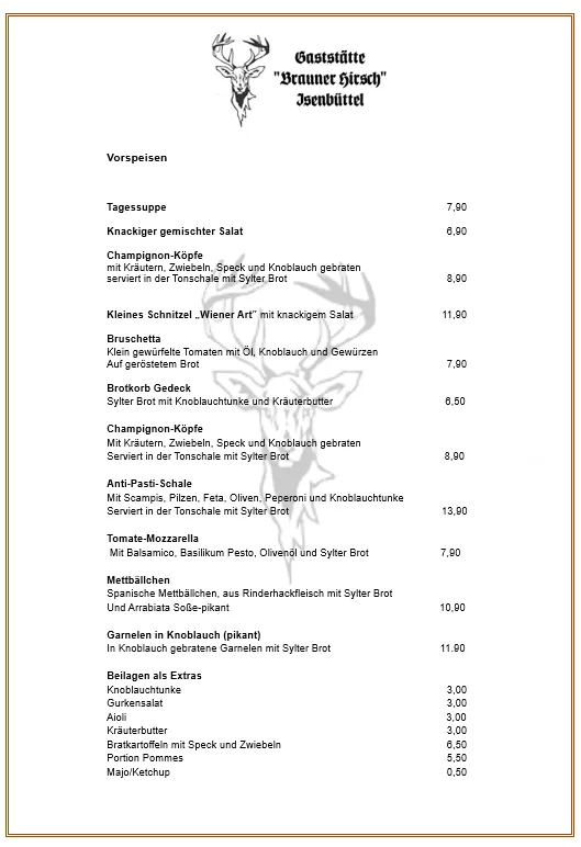 Menu_Gaststätte Brauner Hirsch Isenbüttel_Isenbüttel_image_1