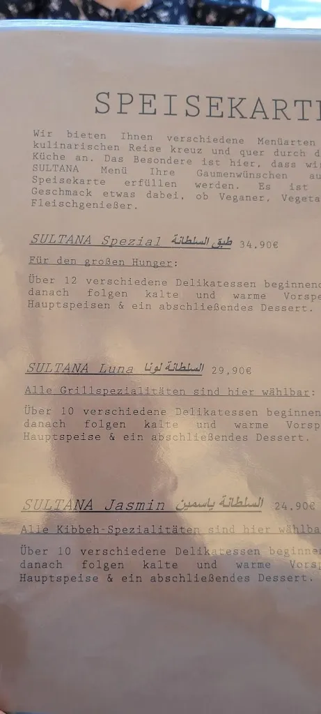 Menu_SULTANA-Das arabische Restaurant_Braunschweig_immagine_2