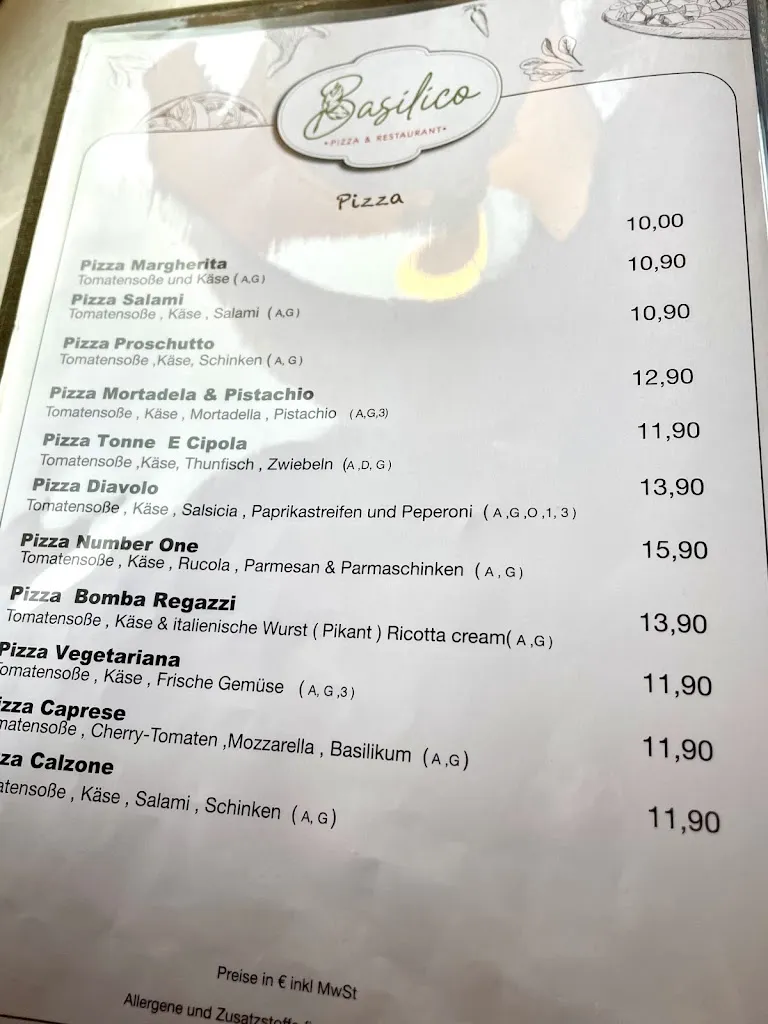 Menu_Basilico - Pizza & Restaurant_Schwülper_immagine_2