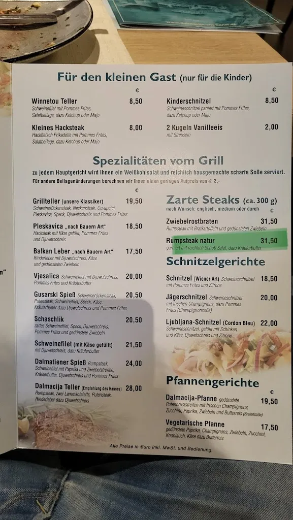 Menu_Restaurant Dalmacija_Braunschweig_image_2