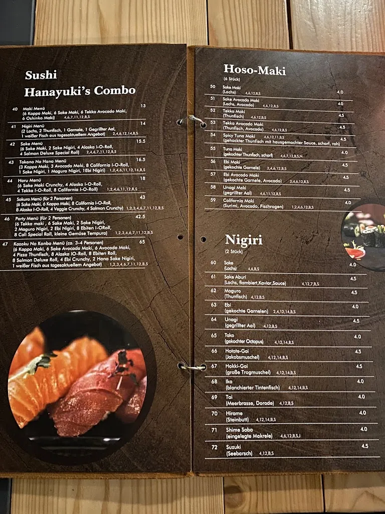 Menu_Hanayuki Sushi Restaurant_Braunschweig_image_1