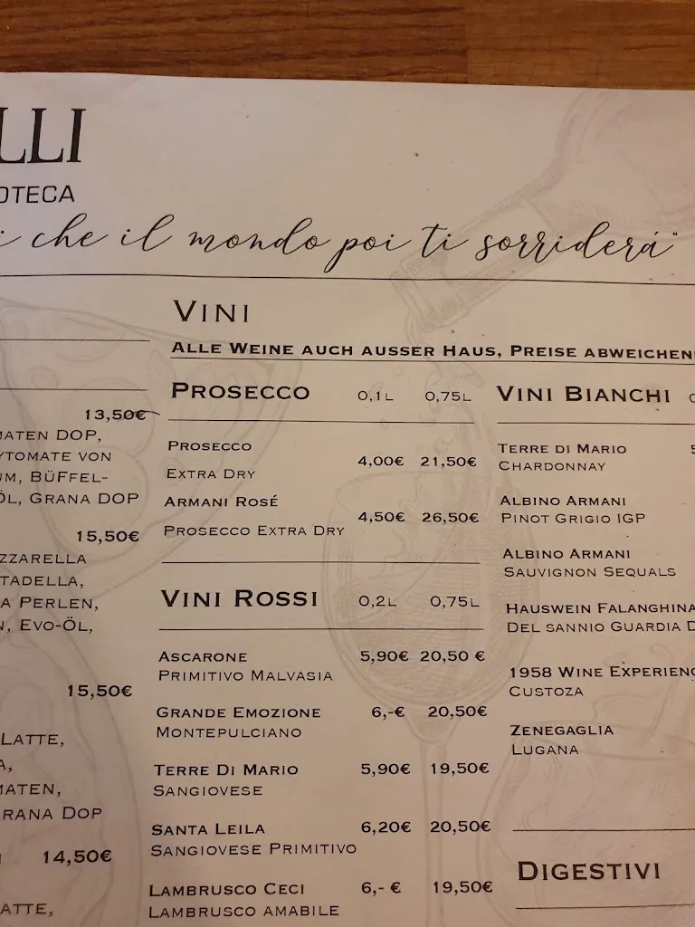 Menu_Bottega Ceccarelli Pizzeria Bar Weine_Braunschweig_immagine_1