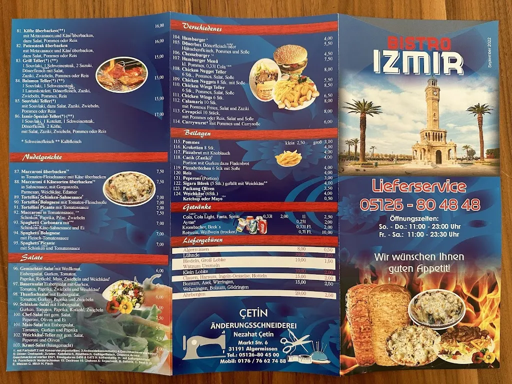 Menu_Bistro Izmir Inh. Yildirim Duygu_Algermissen_image_2