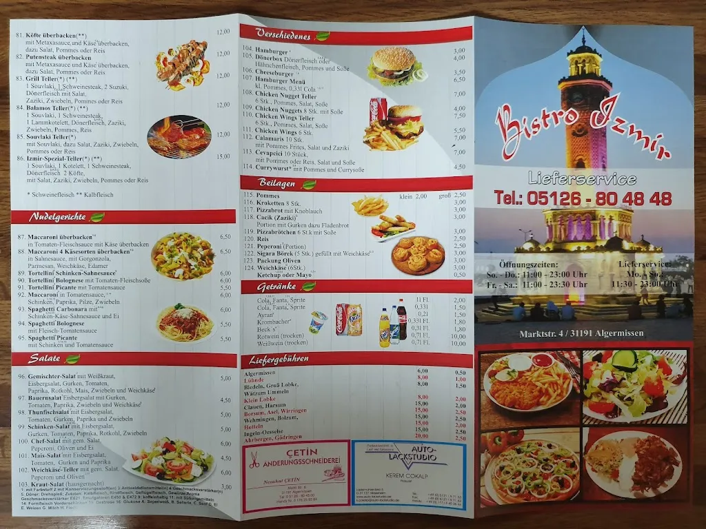 Menu_Bistro Izmir Inh. Yildirim Duygu_Algermissen_image_4