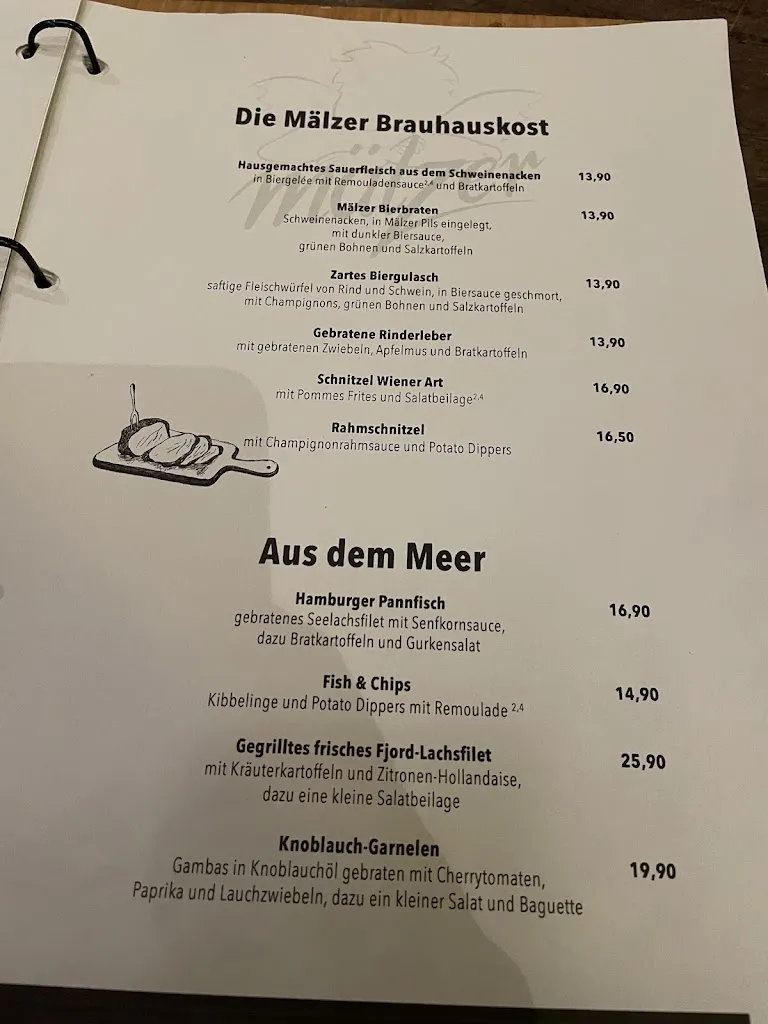 Menu_Mälzer Brau- und Tafelhaus_Lüneburg_immagine_2