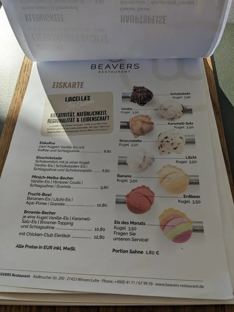 Menu_BEAVERS Restaurant - BITTE BEACHTEN SIE DIE ZEITEN DER WARMEN KÜCHE AUF UNSERER INTERNETSEITE!!__immagine_2