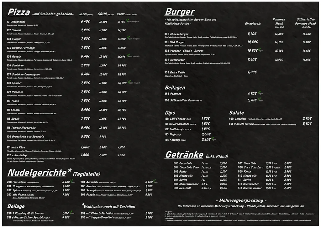 Menu_Speedys Amelinghausen_Amelinghausen_image_2