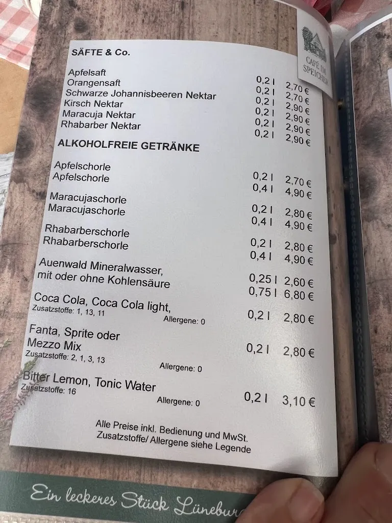 Menu_Cafe im Speicher_Amelinghausen_immagine_1