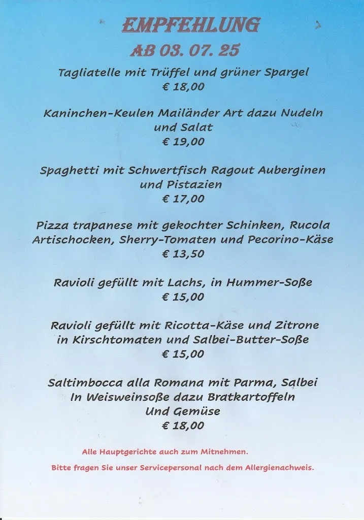 Menü_Trattoria Pizzeria Café am Markt__Bild_1