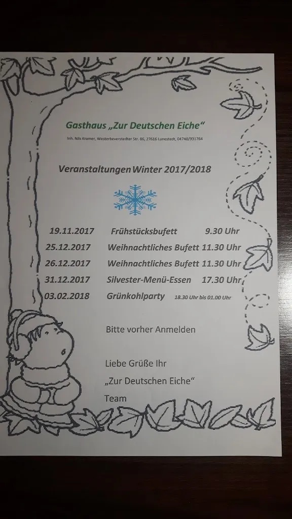 Menu_Gaststätte Zur Deutschen Eiche_Beverstedt_image_1