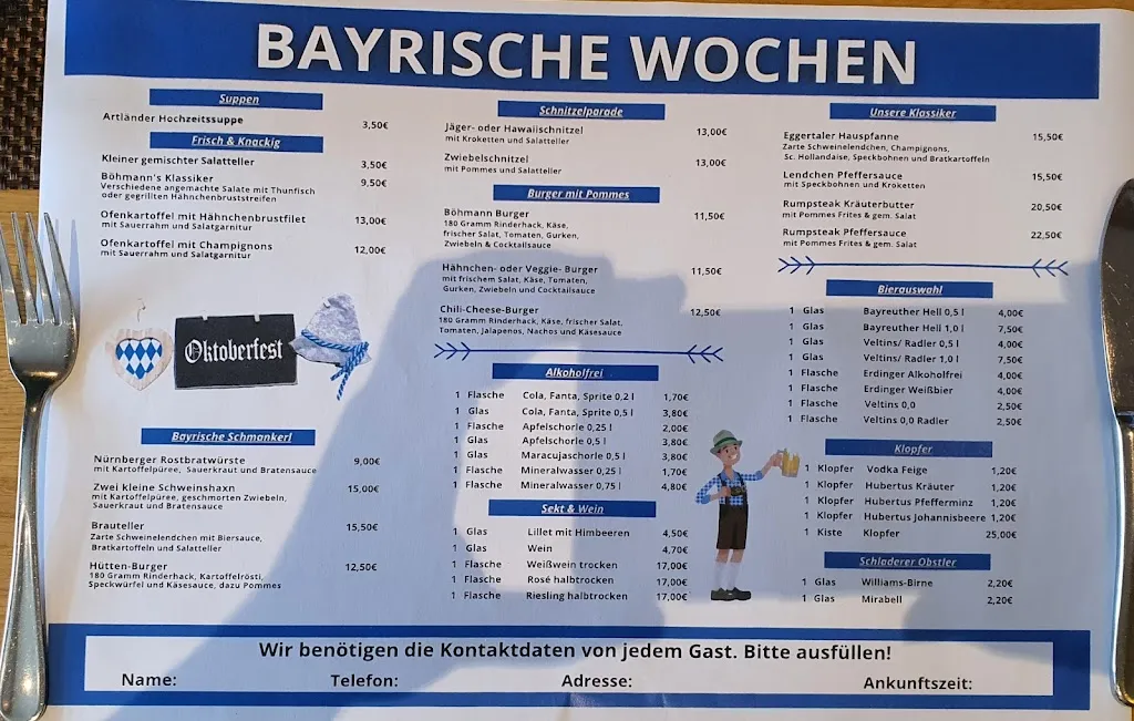 Menu_Gasthof Böhmann_Eggermühlen_image_1