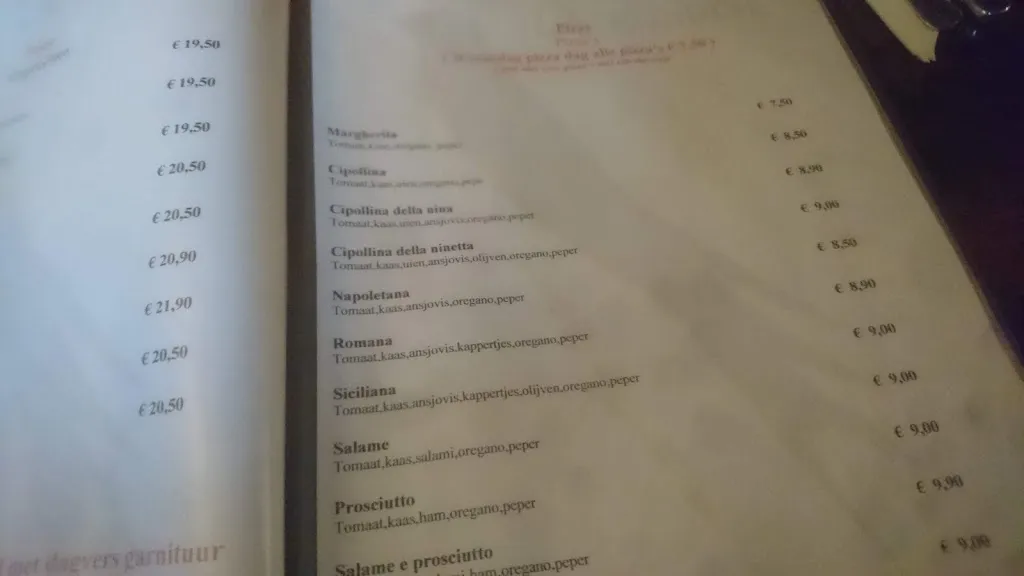 Menu_La Rondine_Netherlands_image_3