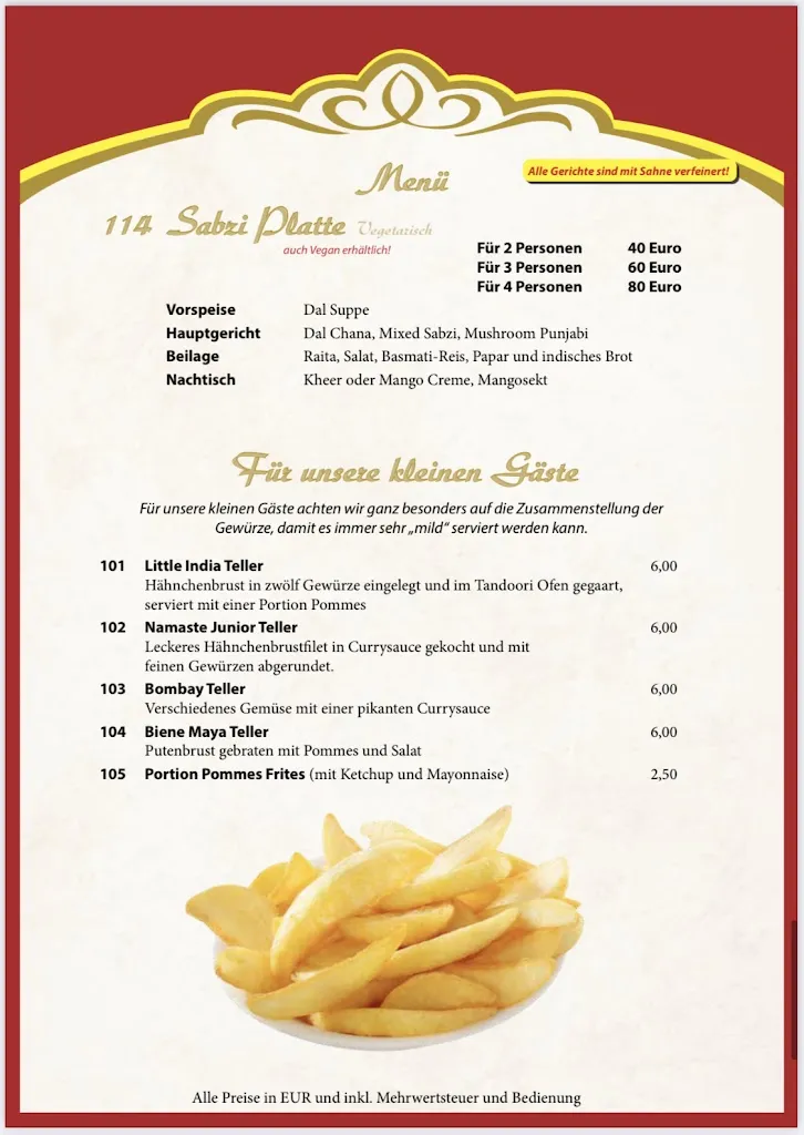 Menu_Restaurant Namaste_Hagen_immagine_3