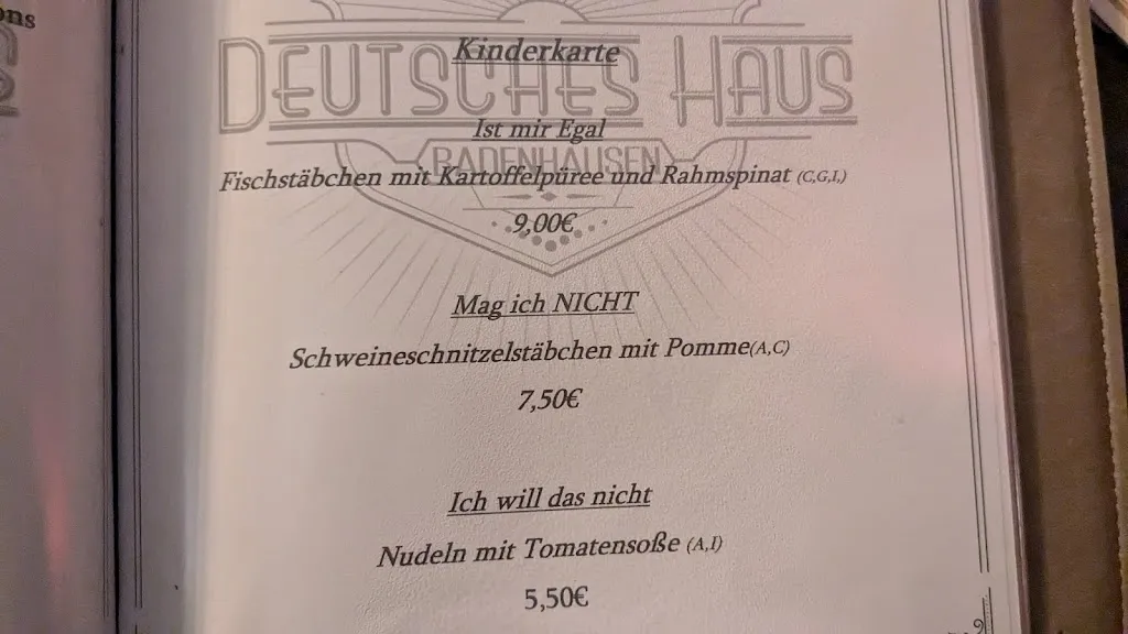 Menu_Hotel Restaurant Deutsches Haus Badenhausen_(Harz)_immagine_3