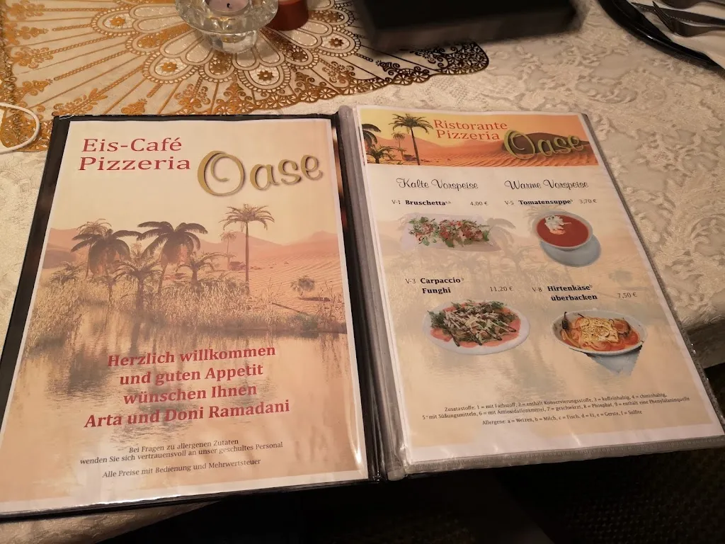 Menu_Ristorante Pizzeria Oase_(Harz)_immagine_1
