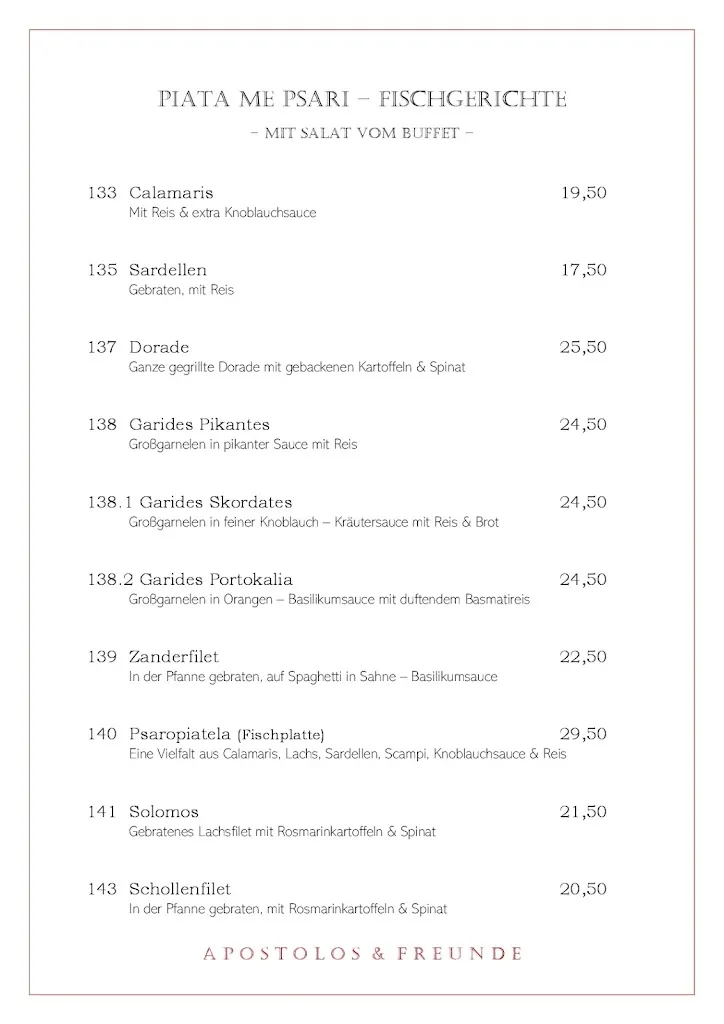 Menu_Restaurant Athen - Apostolos & Freunde_Essen_image_3