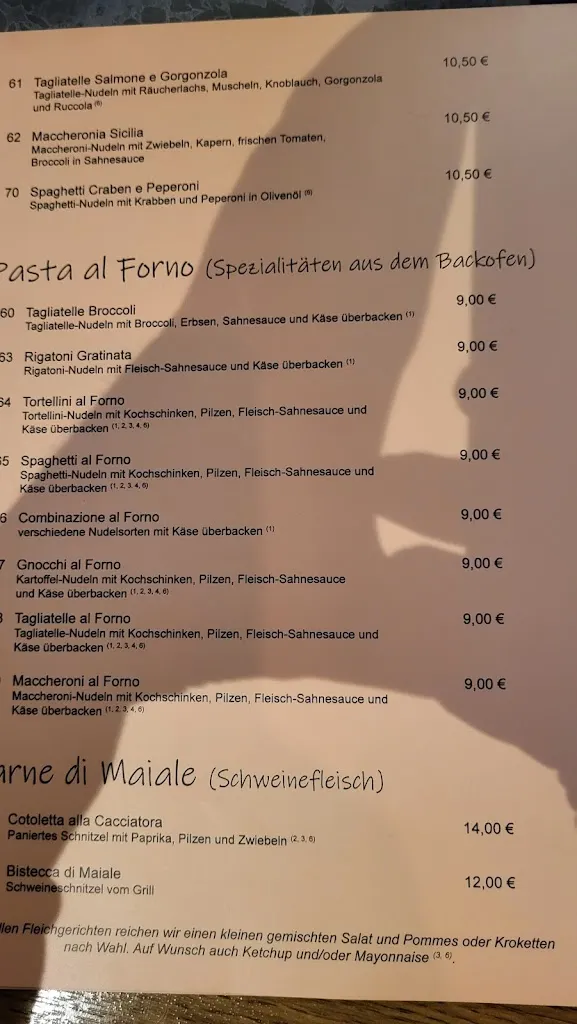 Menu_Gaststätte Il Cavallino_Essen_image_4