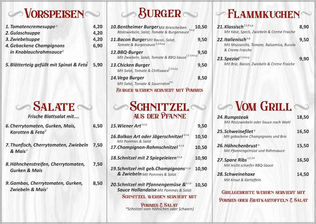 Menu_Restaurant Bentheimer Eck_Bentheim_immagine_3