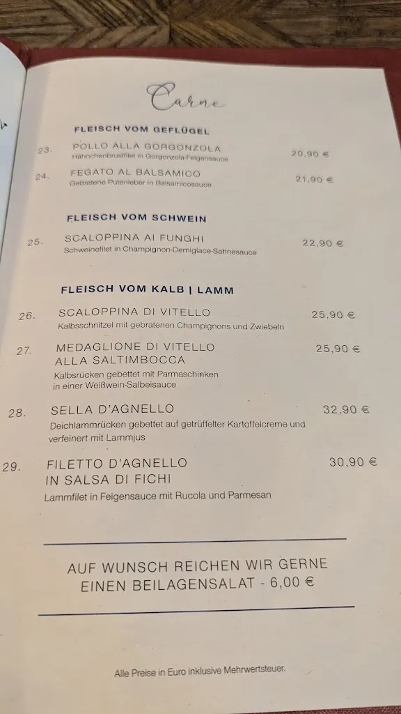 Menu_Ristorante La Dolce Vita cucina italiana in Aurich_Aurich_image_2