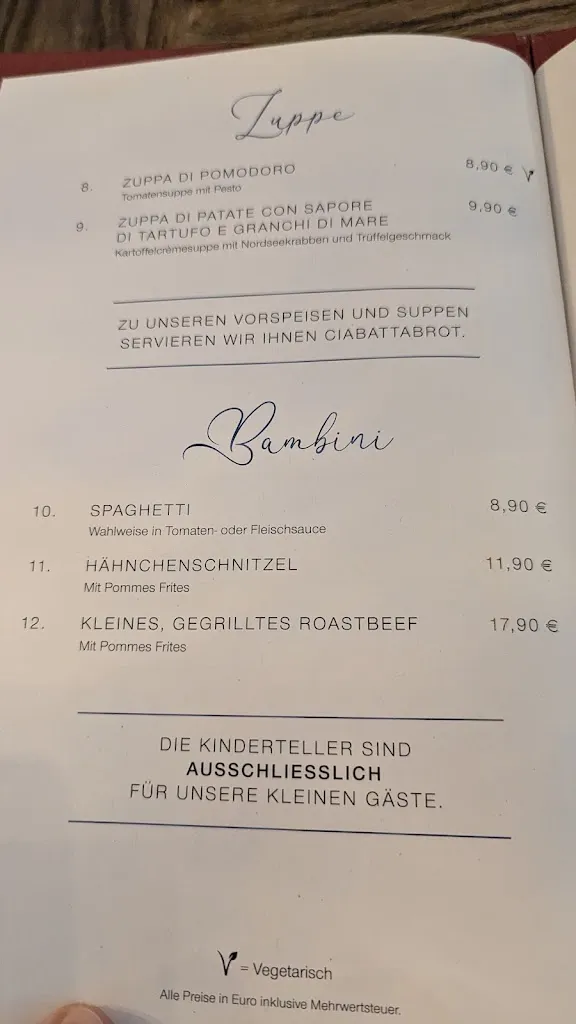 Menu_Ristorante La Dolce Vita cucina italiana in Aurich_Aurich_image_4