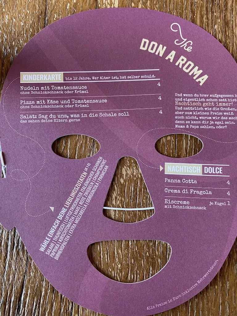 Menu_The Don A Roma Aurich_Aurich_immagine_4