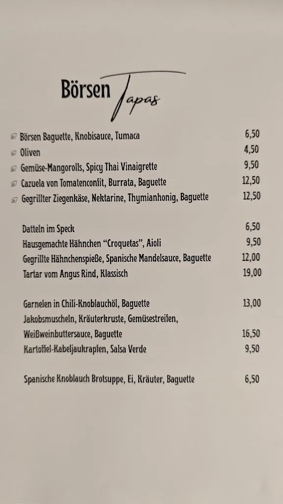 Menu_Zur Börse_Aurich_immagine_2