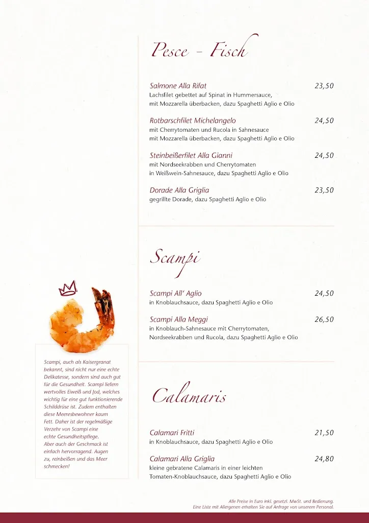 Menü_Ristaurante Pizzeria Michelangelo_Aurich_Bild_2