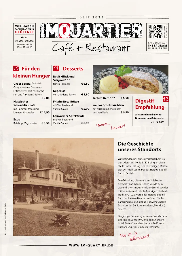 Menu_ImQuartier Café & Restaurant_Gandersheim_immagine_4
