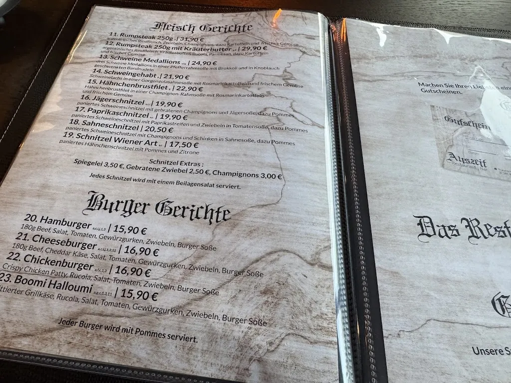 Menu_Auszeit - Restaurant | Bar_Gandersheim_immagine_1