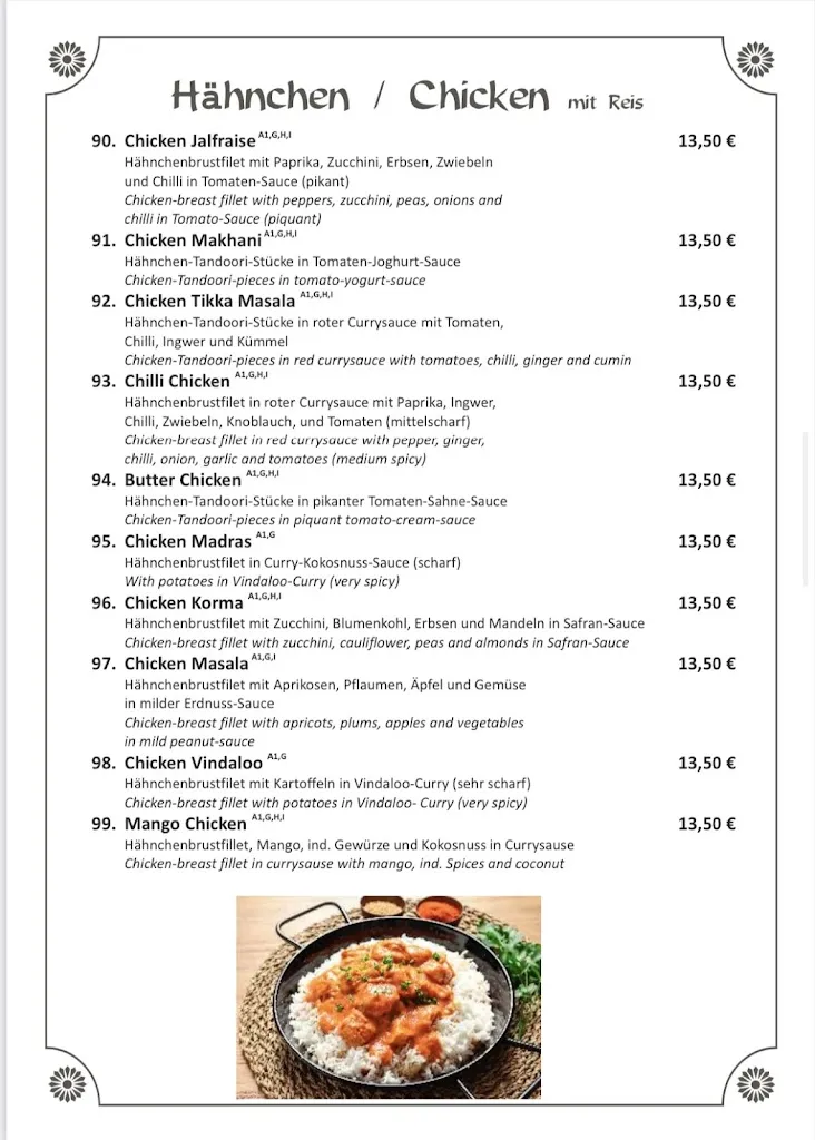 Menu_Restaurant Indien Masala_Gandersheim_image_1