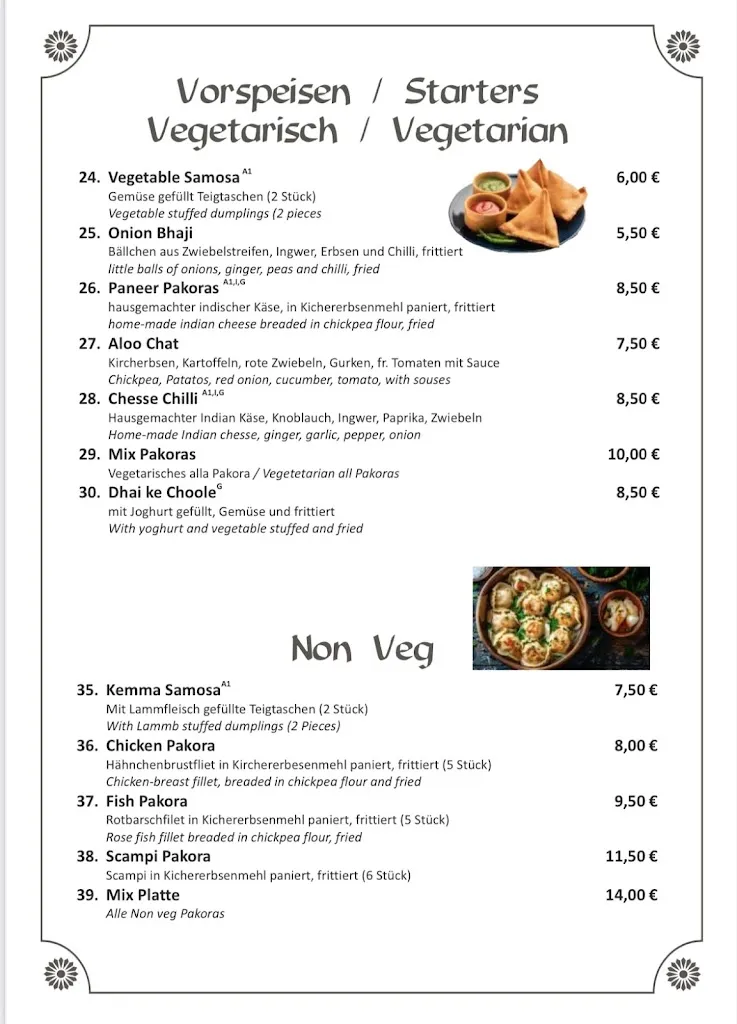 Menu_Restaurant Indien Masala_Gandersheim_image_2