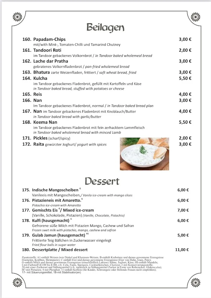 Menu_Restaurant Indien Masala_Gandersheim_image_4