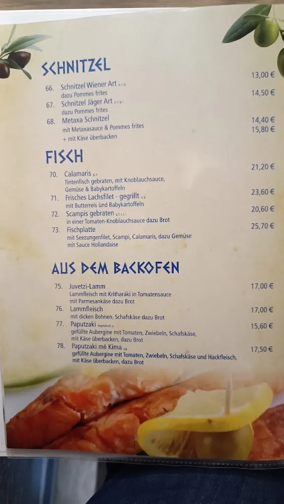 Menu_Restaurant Artemis_Gandersheim_immagine_3
