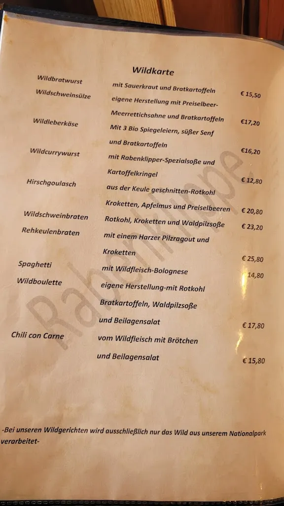 Menu_Waldgasthaus Rabenklippe_Harzburg_immagine_1