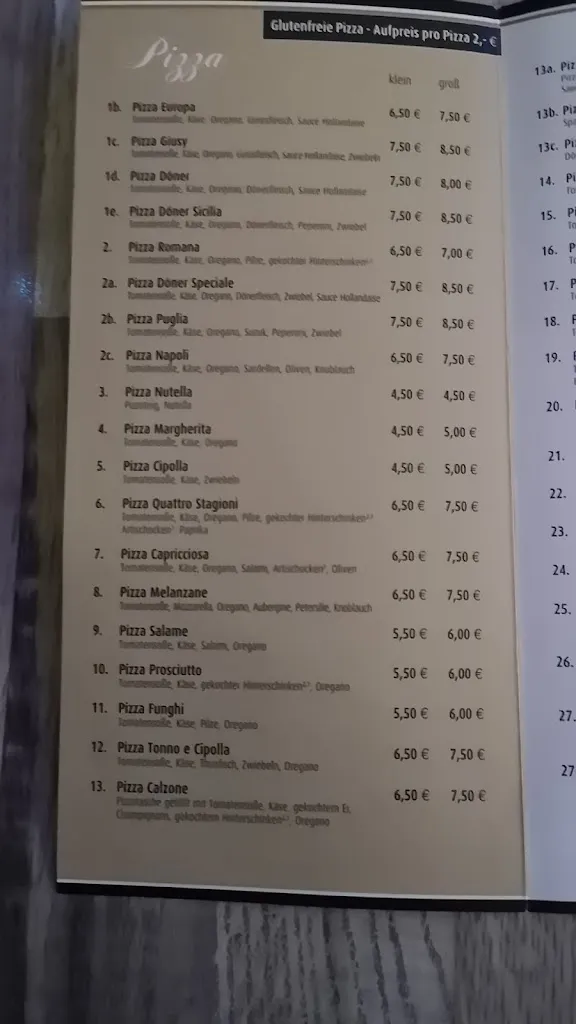 Menu_Restaurant La Piazza Bad Laer_Laer_immagine_4