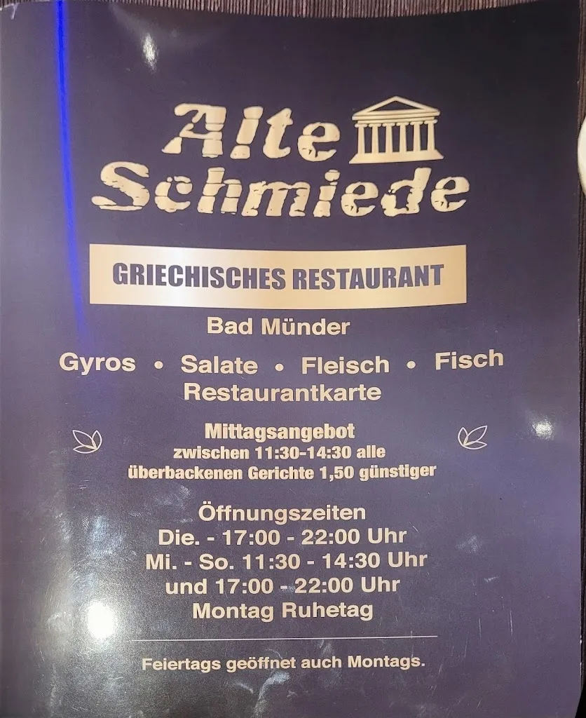 Menü_Restaurant Alte Schmiede_Deister_Bild_1