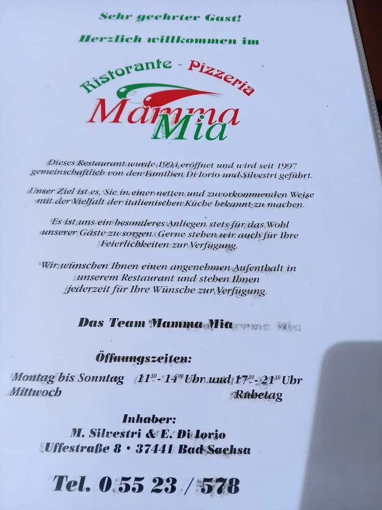 Menu_Pizzeria Mamma Mia_Sachsa_imagen_1