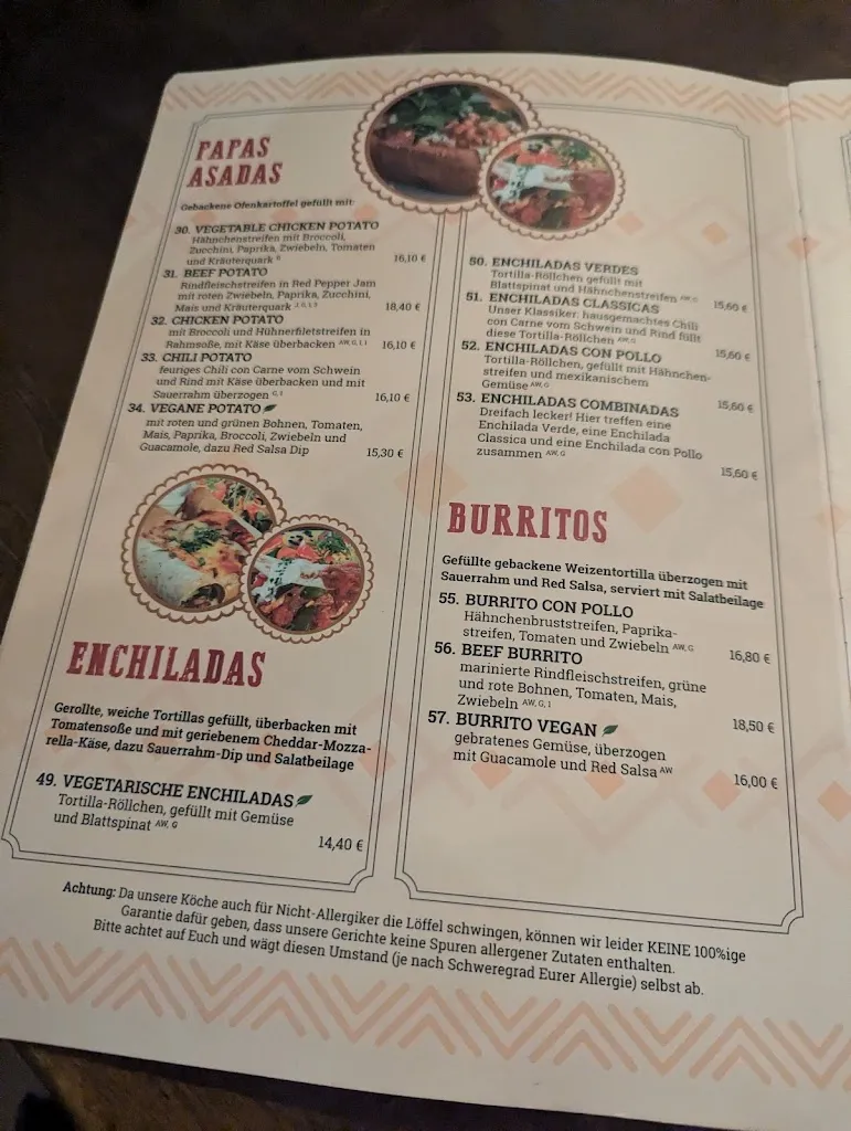 Menu_El Paso | cantina y bar mexicano_Rothenfelde_image_4