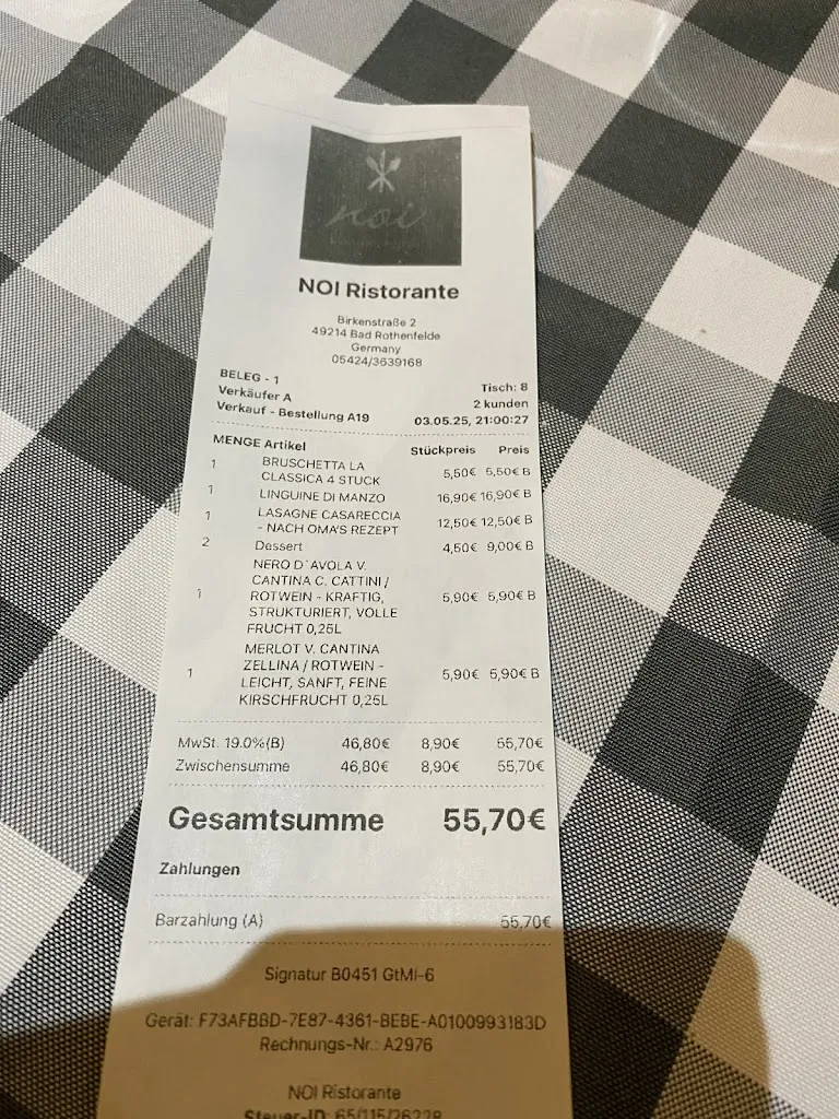 Menu_NOI Ristorante Pizzeria_Rothenfelde_image_2