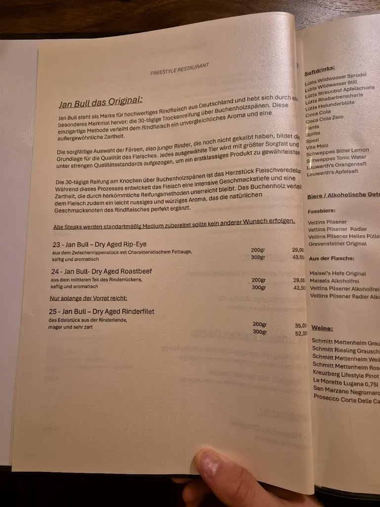 Menu_Freestyle Restaurant Bad Rothenfelde_Rothenfelde_immagine_2